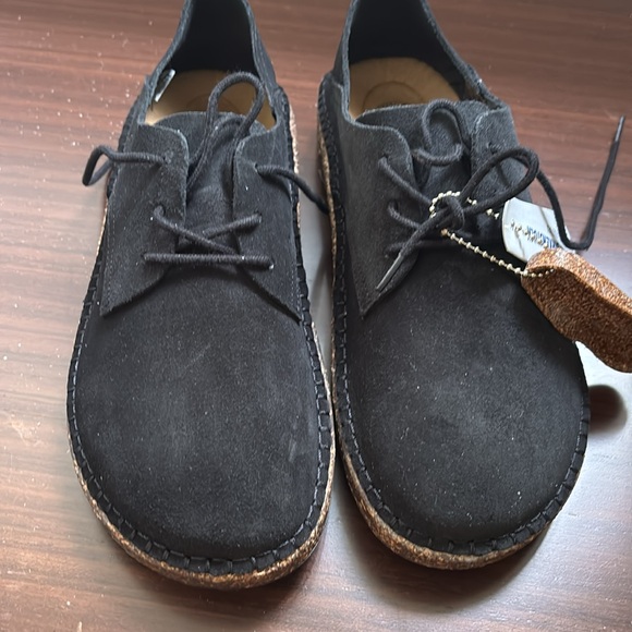Birkenstock Black Suede Lace-Up Shoes - Picture 5 of 5